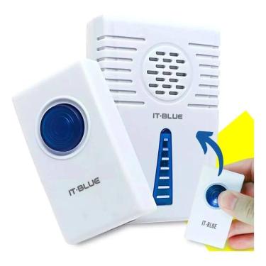 Imagem de Campainha Sem Fio Residencial De Longo Alcance Prova Dágua B