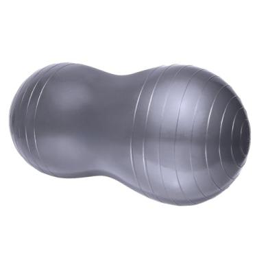 Imagem de Bola Feijão ioga yoga com bomba Amendoim pilates ginastica exercicio peanut ball fisioterapia - Escolha a cor!(CINZA)