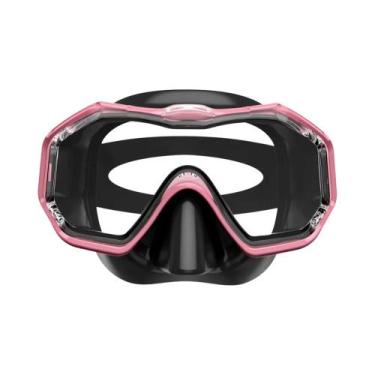 Imagem de Máscara De Snorkel Ajustável Para Adultos E Crianças Com 3 Janelas, Vi