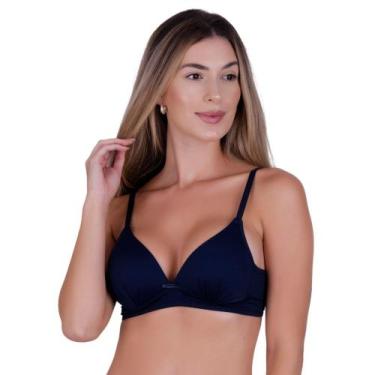 Imagem de Sutiã com Bojo Conforto sem Aro -c2 SUTIÃ CONFORTO YAMEH, Marinho, GG