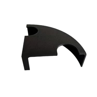 Imagem de Caverna de esconderijo de aquário com janela de observação e sistema de túnel - habitat de aquário para peixes pequenos e anfíbios (preto)