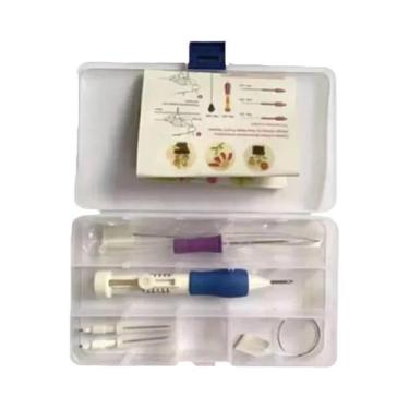 Imagem de Kit De Bordado DIY Com Agulha De Punção E Conjunto De Canetas Para Rou