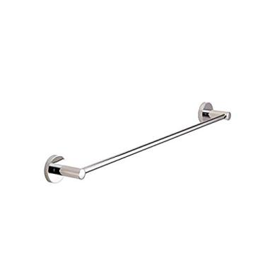 Imagem de Acessórios de banheiro acabamento cromado material de aço inoxidável suporte de toalha rack de secagem de barra