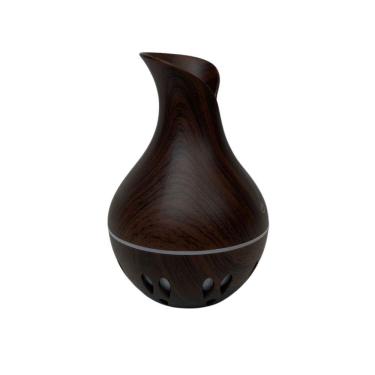 Imagem de Umidificador Difusor De Aroma Ultrassonico Oleo Essencial Led Aromaterapia Vaso Gotas