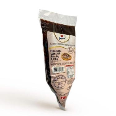 Imagem de Recheio Forneável Sabor Chocolate com Avelã 1,01kg Junco 1und