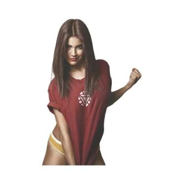 Imagem de Camiseta Oversize Disney Iron Man De Manga Curta Para Homens E Mulhere