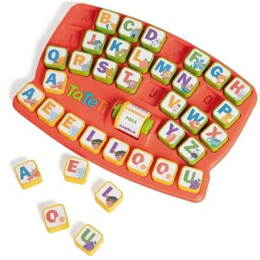 Imagem de Brinquedo Infantil Educativo Monta Palavras 35 Peças - Tateti