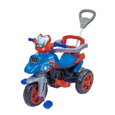 Imagem de Triciclo Moto Trail America Infantil Com Guia Maral