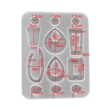 Imagem de Molde De Silicone Em Forma De Coração, Folha E Lua Para Resina Epóxi, 