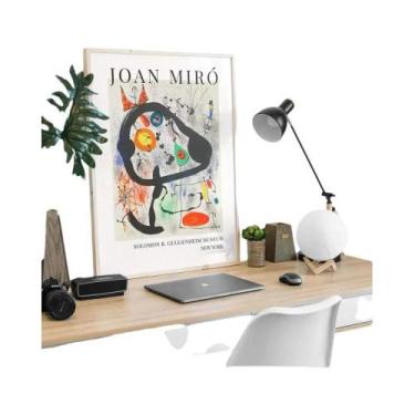 Imagem de Impressão Em Tela De Arte Abstrata Vintage Joan Miro Para Decoração De