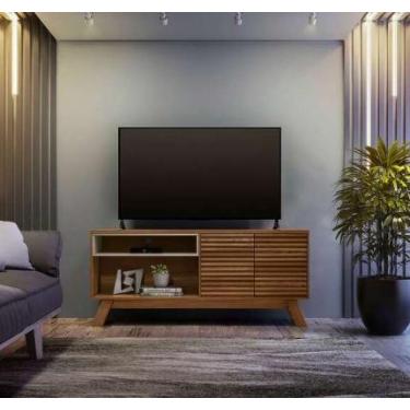 Imagem de Rack Camboriu Freijó/Off White Cod: 658.003 - Linea Brasil