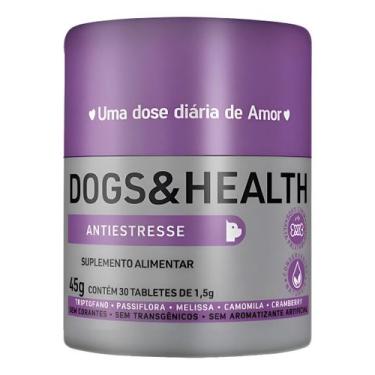 Imagem de Suplemento Multivitamínico Antiestresse Dogs&health 30tablet