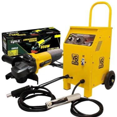 Imagem de Esmerilhadeira Angular 4,1/2POL 850W EV850 127V EVALD com Repuxadeira 