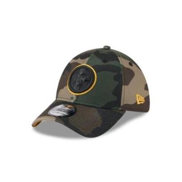 Imagem de BONE NEW ERA 39THIRTY PITTSBURGH STEELERS NFL SALUTE SERVICE 2025 MILITAR-Masculino