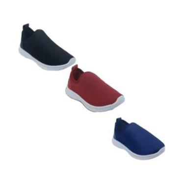 Imagem de Kit 3 Pares Tênis Infantil Menino Escolar Calce Fácil-Masculino