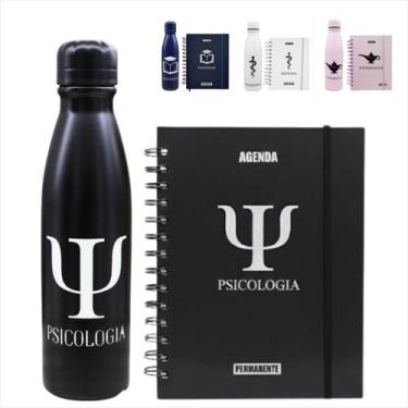 Imagem de Kit Agenda Permanente E Garrafa Profissao Presente Criativo Para Profi