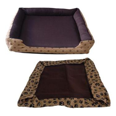Imagem de Cama Para Cachorro Grande Cama Gg Cama 95x95cm + Capa Extra - VL ENXOV