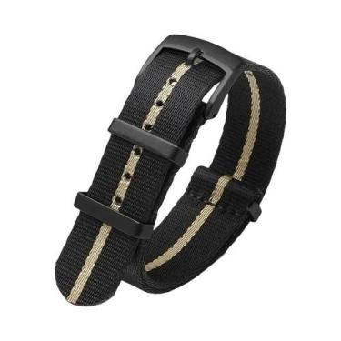 Imagem de Pulseira De Relógio Em Lona De Nylon 18mm 20mm 22mm 24mm Com Listras T