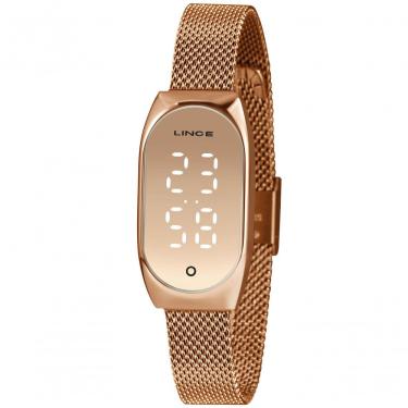 Imagem de Relógio Lince Feminino Rosê Digital Ldr4706l Rxrx