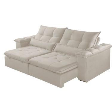 Imagem de Sofa 290cm Braco 25cm Retratil e Reclinavel Exclusive  Meu Sofa Online