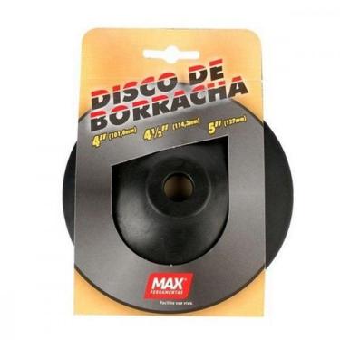 Imagem de Disco Borracha Max 4.1/2'' Para Esmerilhadeira Bosch E Black+Decker - 
