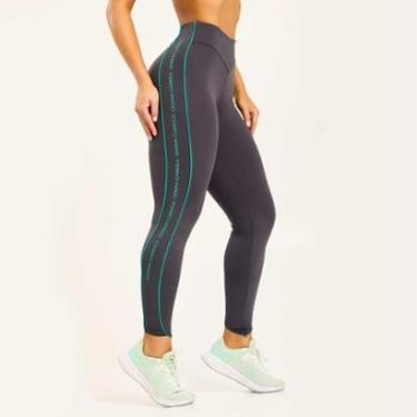 Imagem de Legging Perception Poliamida Com Estampa Emborrachada Donna Carioca-Feminino