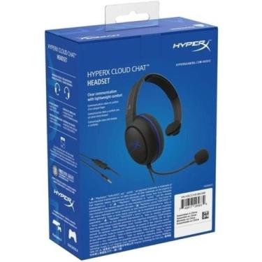 Imagem de Fone Hyperx Cloud Chat HX-HSCCHS-BK/AM Azul - Kingston