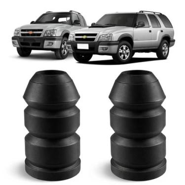 Imagem de Par Batente Traseiro Borracha Blazer até 1999 S10 96/99 - Borfix