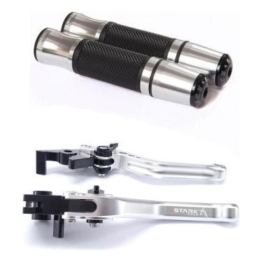 Imagem de Kit Manete Manopla Retrovisor Hornet Cbr500 600 Nc750 Cb600 - Stark Ra