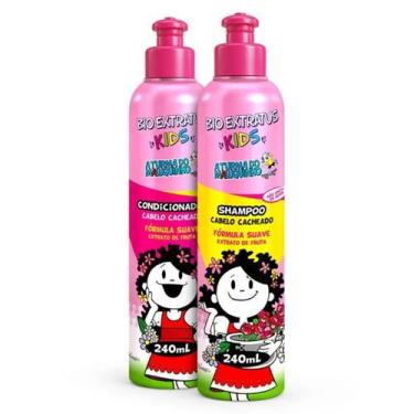 Imagem de Kit Shampoo e Condicionador cacheado Kids- Bio Extratus