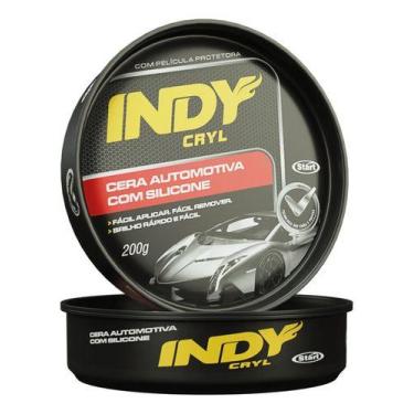 Imagem de Cera Automotiva Com Silicone Indy Cryl 200g Protege Da Chuva - Start Q