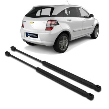 Imagem de Kit Par Pistão Amortecedor Tampa Traseira Porta Malas Gm Agile 2009 20