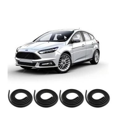 Imagem de Kit Borracha Vedação Das 4 Portas Focus 2013 A 2019 - sem marrca