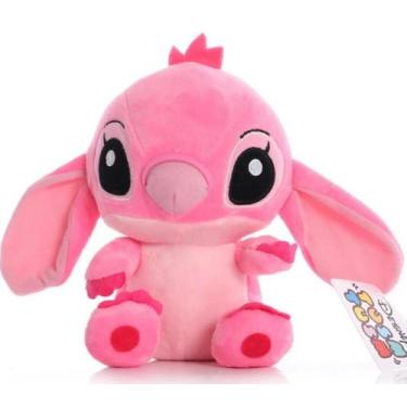 Imagem de Urso Pelúcia Stitch Rosa 30cm - Lilo Stitch Disney Store - Antialergic