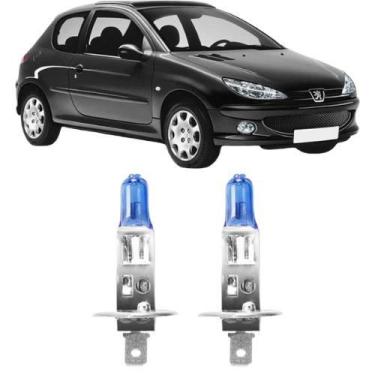Imagem de Lampadas super branca farol milha peugeot 206 todos h1 - VELOX TIGER S