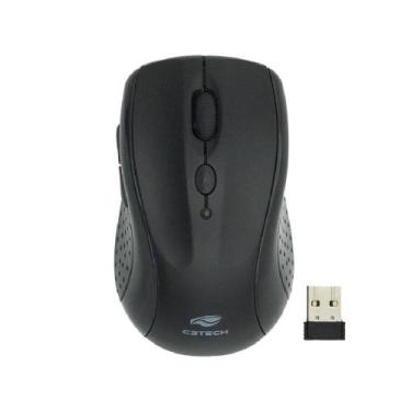 Imagem de Mouse C3Tech MBT12BK 6 Botões Wireless Bluetooth 1600DPI Preto