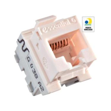 Imagem de Conector Cat.6 Rj45 Fêmea Bege Nexans