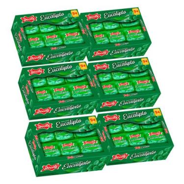 Imagem de Kit 6 Caixas Bala de Goma Docile Eucalipto 24x18g