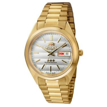 Imagem de Relógio Orient Automático Masculino - 469WC2F B1KX Prata, DOURADO