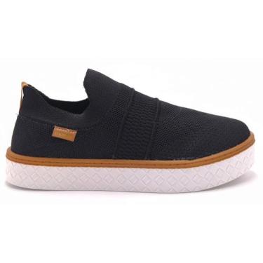 Imagem de Tenis Feminino Calce Facil Moleca 5712.236, Preto, 36