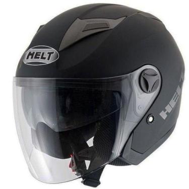 Imagem de Capacete helt new city aberto preto fosco