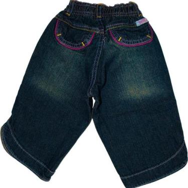 Imagem de Calça Jeans Infantil Menino Menina - anjo da mamãe, Dourado, 4