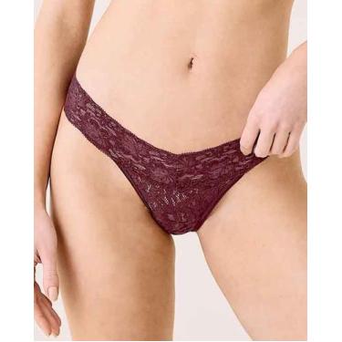 Imagem de Calcinha Fio Dental de Renda Vinho 37730 Hope, Vinho, M