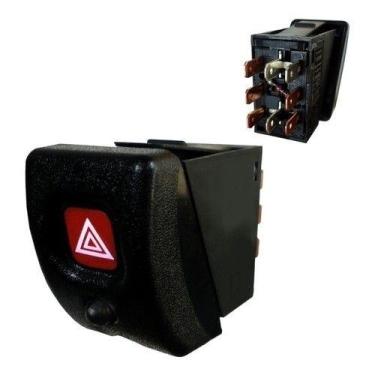 Imagem de Interruptor Pisca Alerta Corsa 1994+ com Alarme - MARILIA