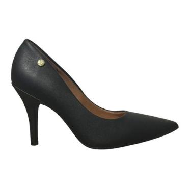 Imagem de Scarpin Casual Feminino Vizzano 1184.1101 Pelica Preto, Preto, 37