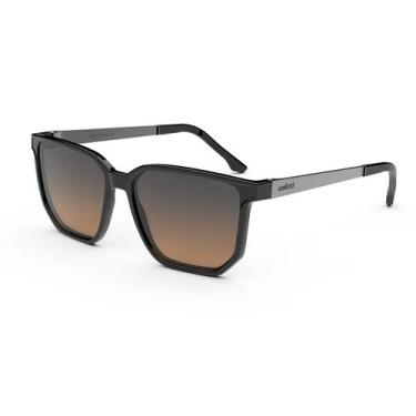 Imagem de Óculos Solar Colcci Ross C0204a4521 Preto Brilho Lente Degradê Azul, P