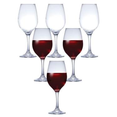 Imagem de Conjunto De Taças Para Vinho Ruvolo One 385 Ml 6 Peças Transparente