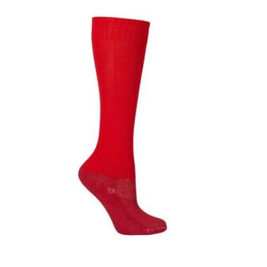 Imagem de Meião De Futebol Kanxa Original Infantil Tamanho 28/32, Vermelho, 28/3