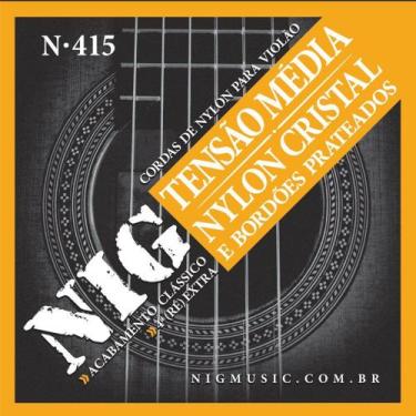 Imagem de Encordoamento Violão Nylon Média NIG N415