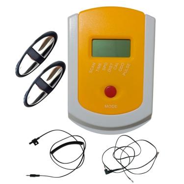 Imagem de Painel Visor LCD com Sensor SU-CONTR para Bicicleta Ergométrica e Spinning Frequência Cardíaca Branco AB Mídia
